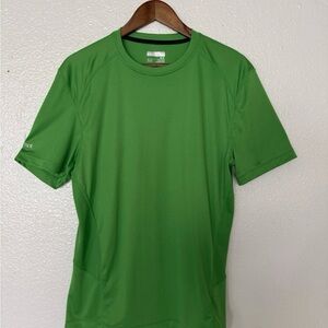 Marmot Vibrant Green Short Sleeve Tee mens size M Athletic